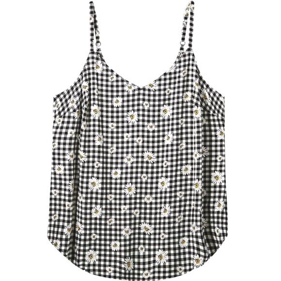 ❤️NWT TORRID DAISY ADJUSTABLE STRAP PLAID STRETCH CHALLIS CAMI TANK, Plus Size - Picture 8 of 11